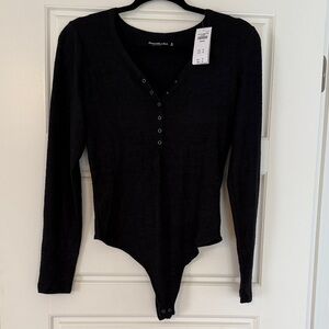 Abercrombie & Fitch Long Sleeve Bodysuit NWT